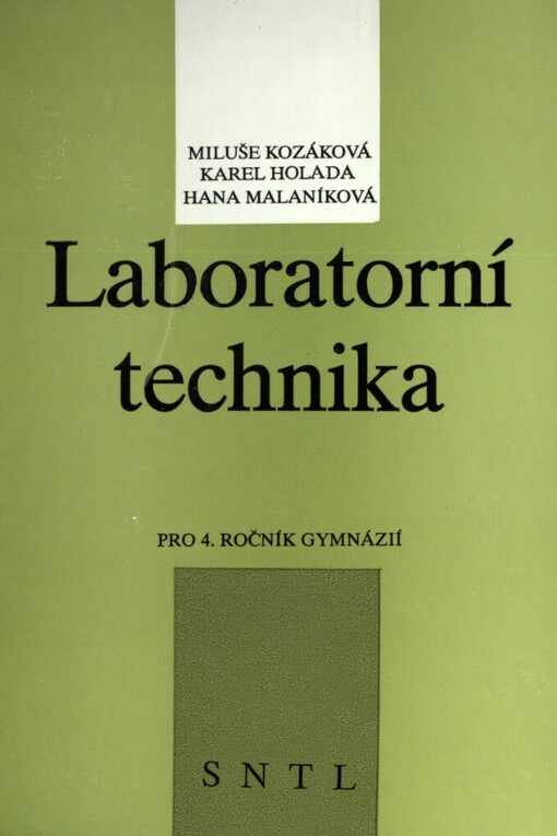 Laboratorní technika :Učebnice pro 4. roč. gymnázií se zaměřením stud. oboru na techn. chemii