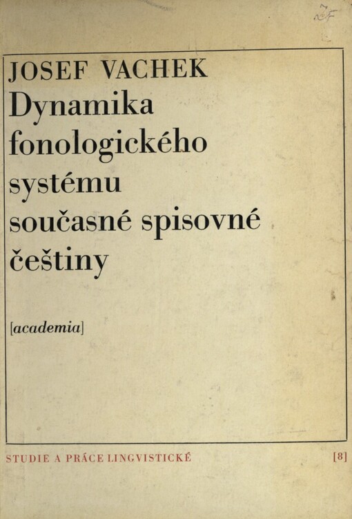 Dynamika fonologického systému současné spisovné češtiny