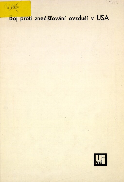 Boj proti znečišťování ovzduší v USA