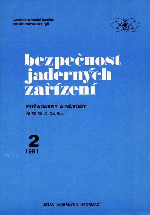 Předpis pro bezpečnost jaderných zařízení: Zajišťování jakosti