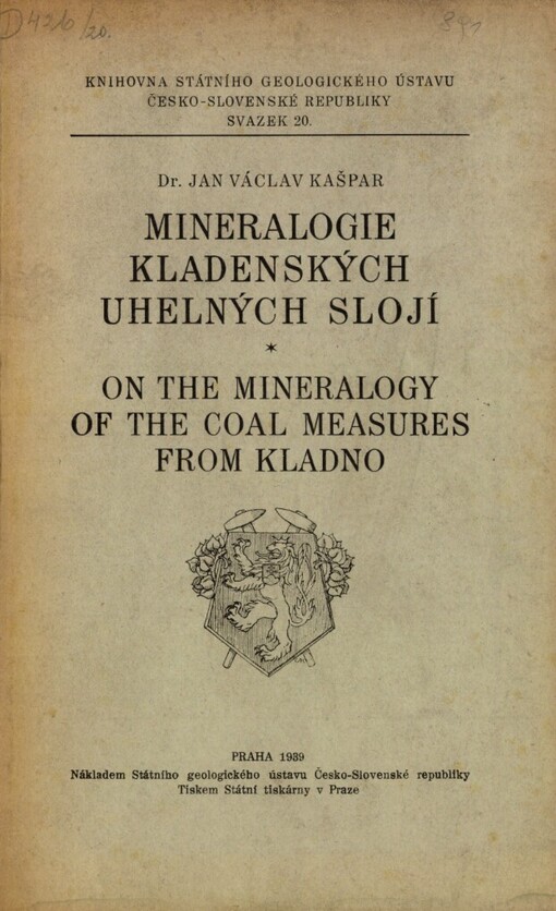 Mineralogie kladenských uhelných slojí