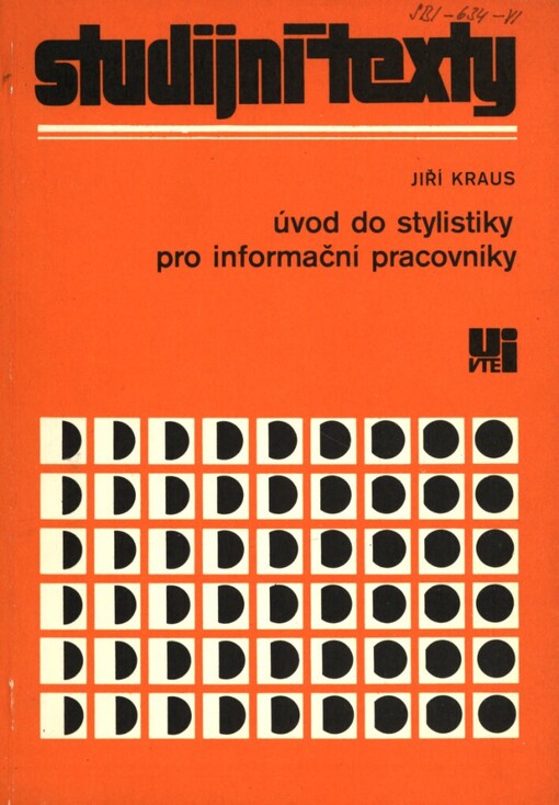 Úvod do stylistiky pro informační pracovníky