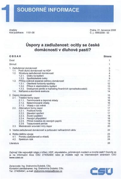 Úspory a zadluženost: ocitly se české domácnosti v dluhové pasti?
