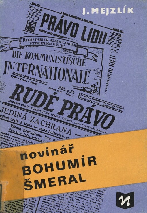 Novinář Bohumír Šmeral