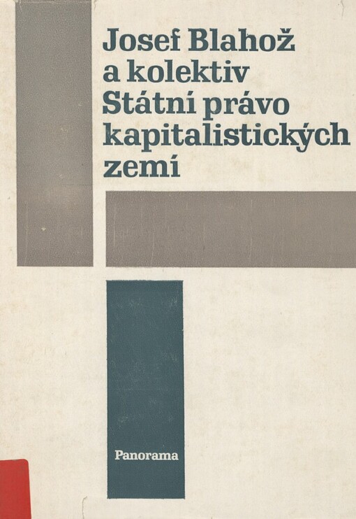 Státní právo kapitalistických zemí :celostátní vysokoškská učebnice pro stududenty právnických fakult
