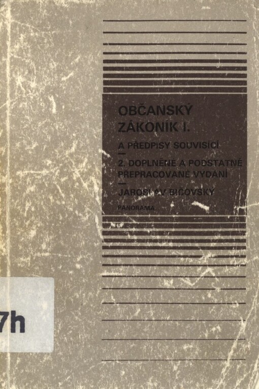 Občanský zákoník a předpisy souvisící