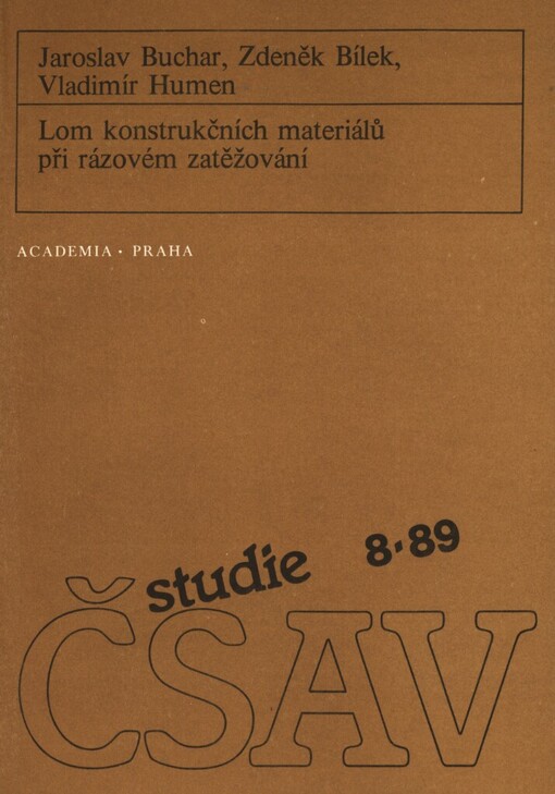 Lom konstrukčních materiálů při rázovém zatěžování