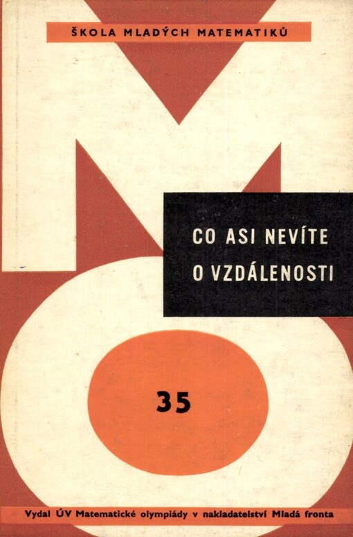 Co asi nevíte o vzdálenosti: pro účastníky matematické olympiády