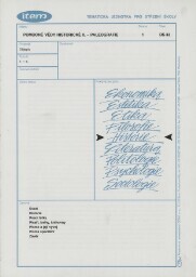 Pomocné vědy historické.II.,Paleografie