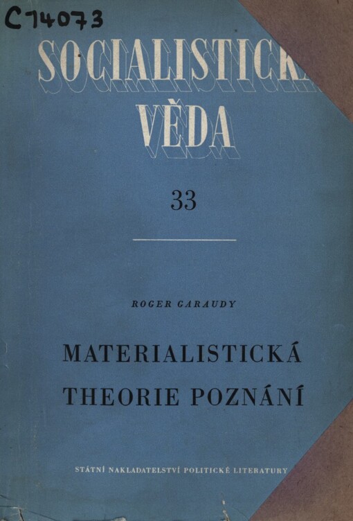 Materialistická theorie poznání