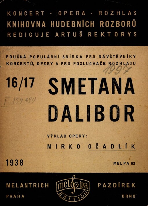 Smetana: Dalibor