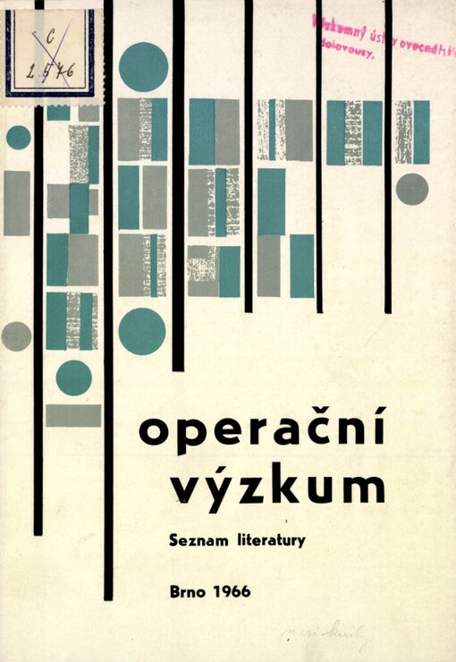 Operační výzkum :seznam lit.