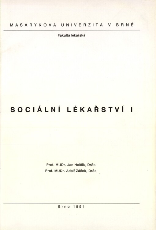 Sociální lékařství