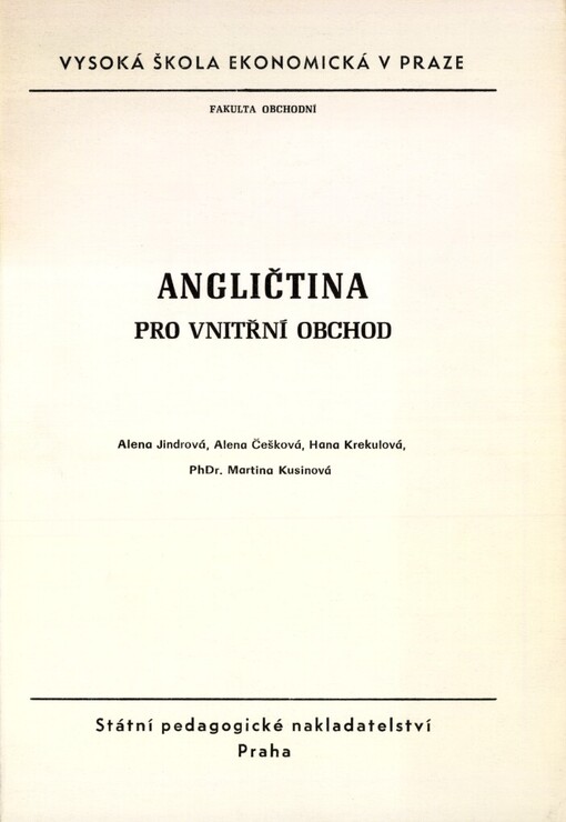 Angličtina pro vnitřní obchod