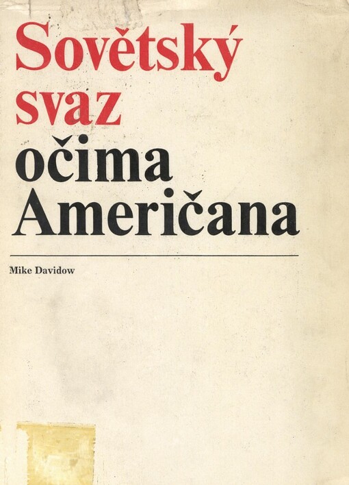 Sovětský svaz očima Američana