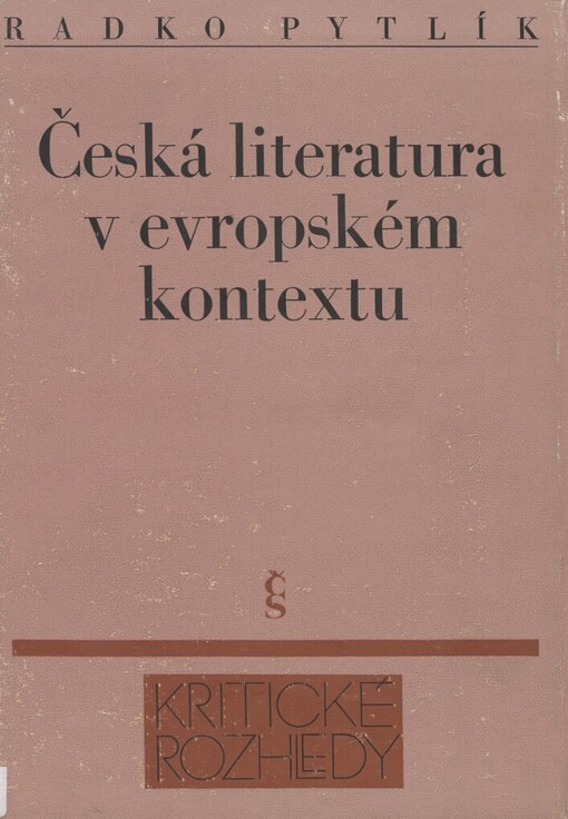 Česká literatura v evropském kontextu