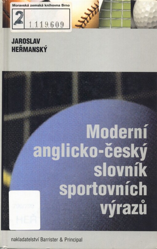 Moderní anglicko-český slovník sportovních výrazů
