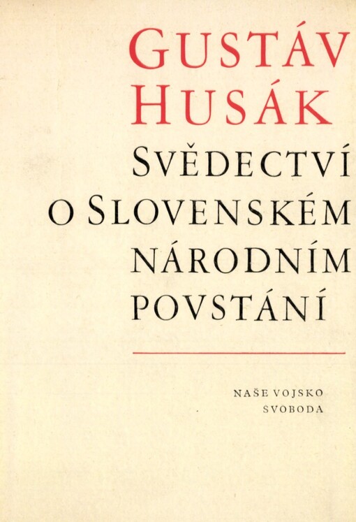 Svědectví o Slovenském národním povstání