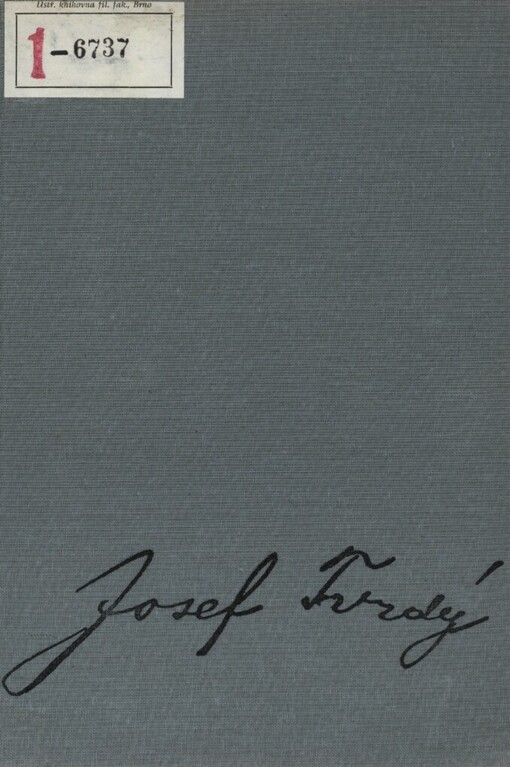 Filozofie Josefa Tvrdého : k dějinám české filozofie mezi dvěma světovými válkami