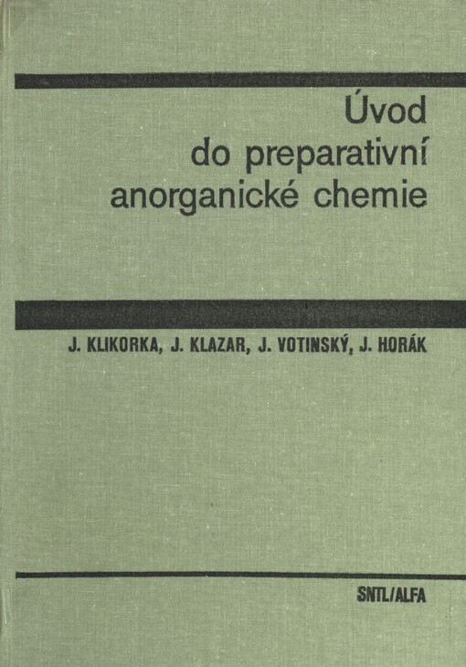 Úvod do preparativní anorganické chemie
