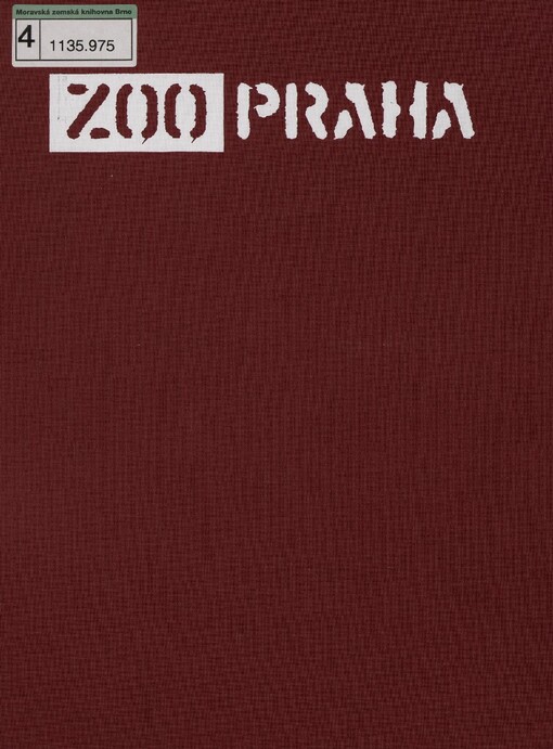 ZOO Praha: zvířata z pražské zoo na fotografiích Herberta Slavíka : = animals of the Prague ZOO in photos by Herbert Slavík