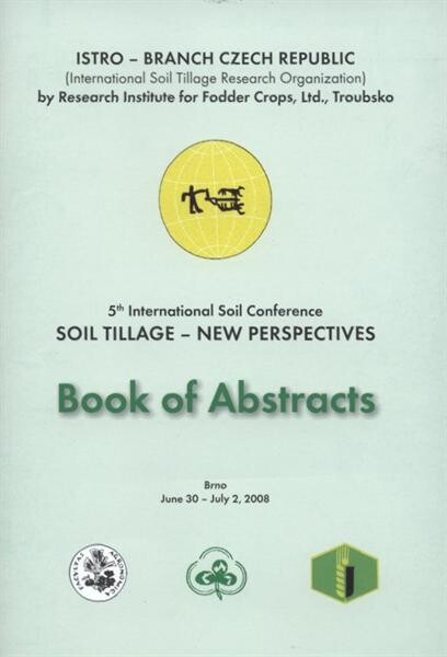 ISTRO ... International Soil Conference :international conference[elektronický zdroj] :