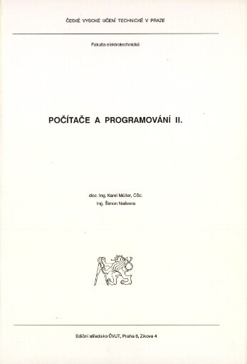 Počítače a programování II