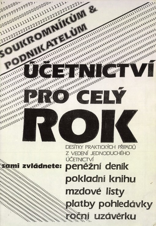 Praktický příklad z vedení jednoduchého účetnictví
