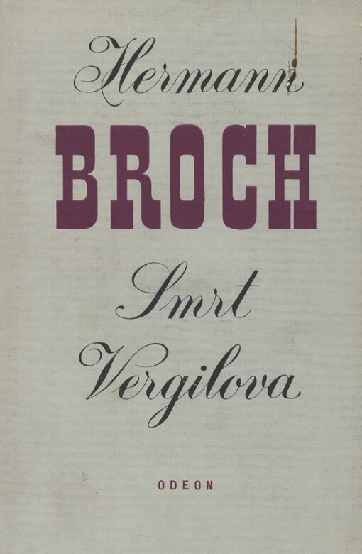Smrt Vergilova :in memoriam Stephen Hudson