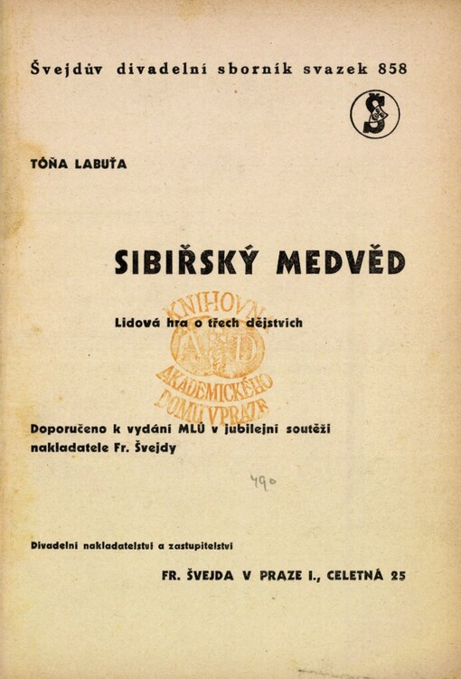 Sibiřský medvěd: Lidová hra o třech dějstvích