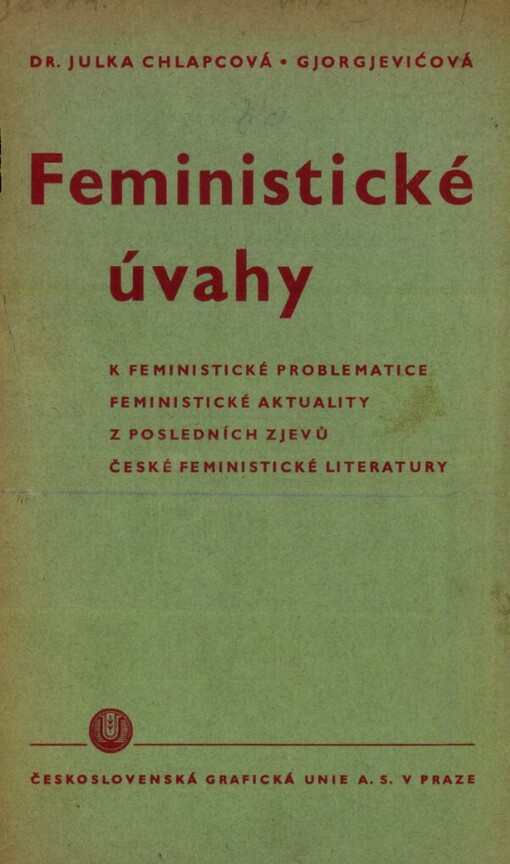 Feministické úvahy