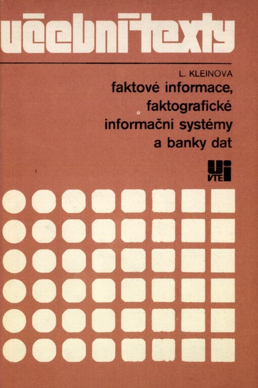 Faktové informace, faktografické informační systémy a banky dat