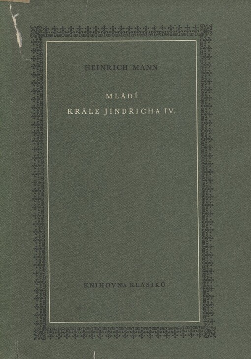 Mládí krále Jindřicha IV.