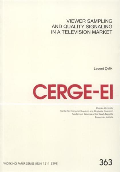 Viewer sampling and quality signaling in a television market
