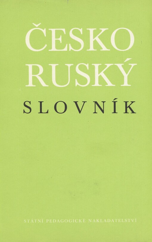 Česko-ruský slovník