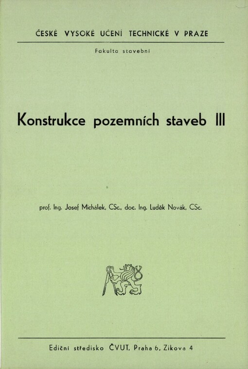 Konstrukce pozemních staveb III