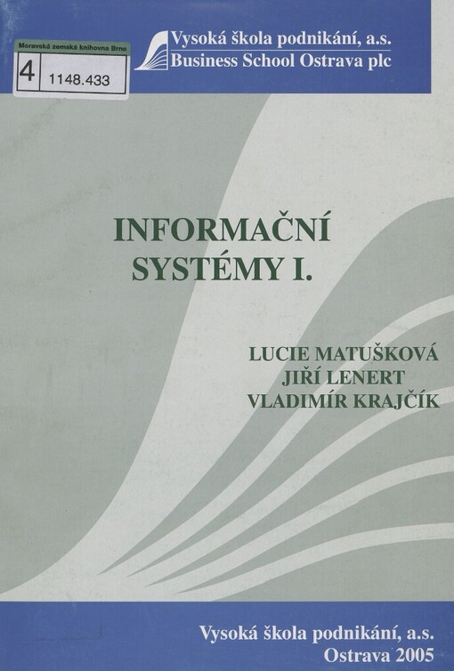 Informační systémy I.