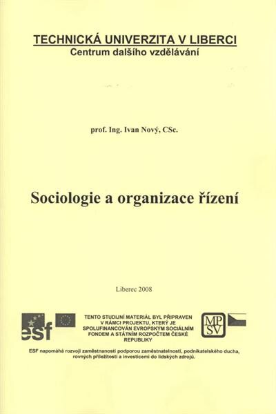 Sociologie organizace a řízení