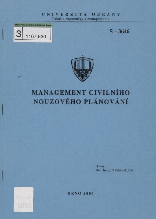 Management civilního nouzového plánování