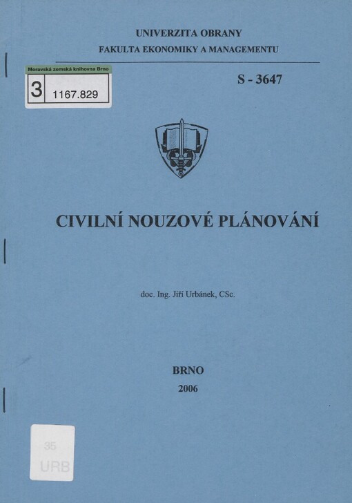Civilní nouzové plánování