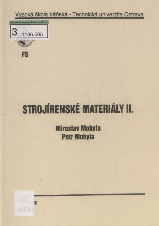 Strojírenské materiály II