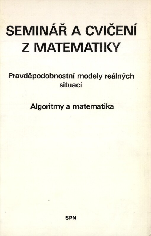 Seminář a cvičení z matematiky