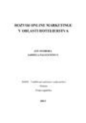 Rozvoj online marketingu v oblasti hotelierstva