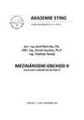 Mezinárodní obchod II: management zahraničního obchodu ČR