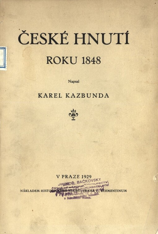 České hnutí roku 1848