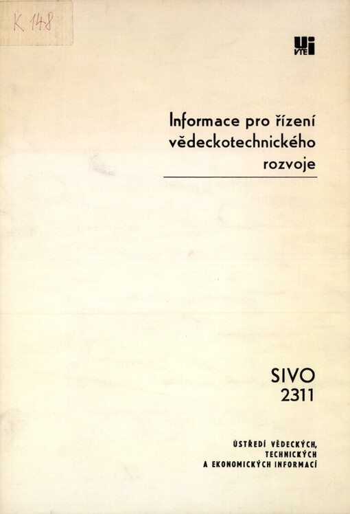 Informace pro řízení vědeckotechnického rozvoje