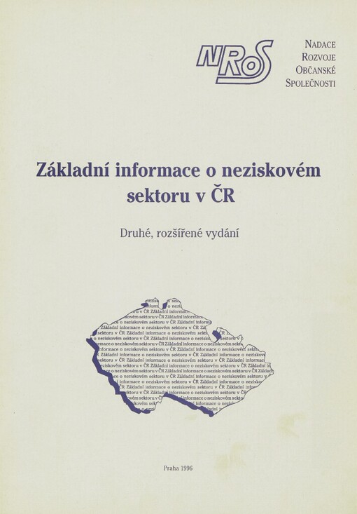 Základní informace o neziskovém sektoru v ČR