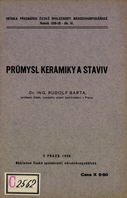 Průmysl keramiky a staviv