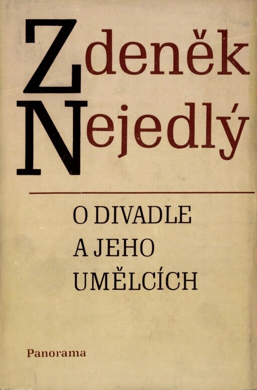 O divadle a jeho umělcích