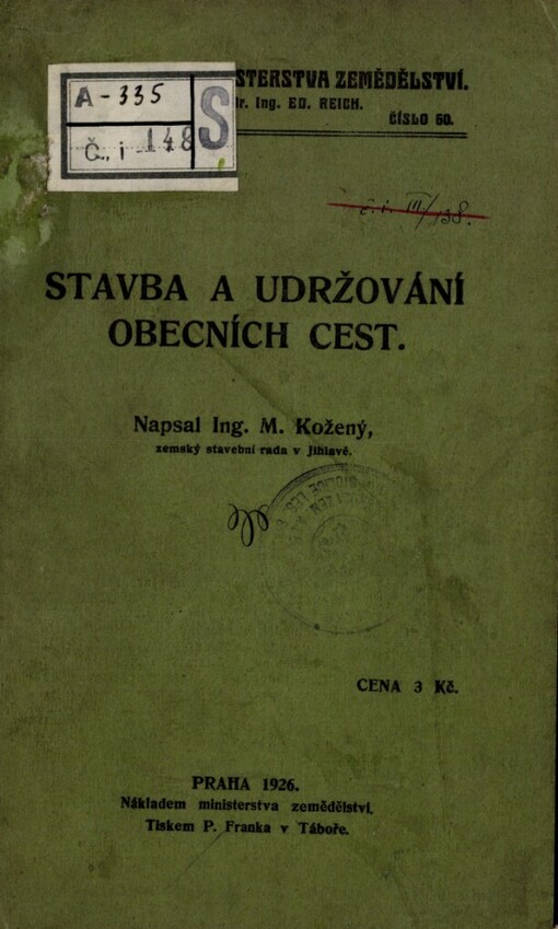 Stavba a udržování obecních cest